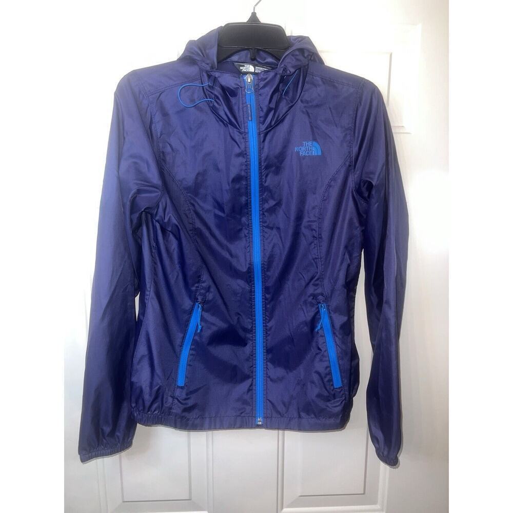 North Face Rain Jacket Purple Women’s Size XS Flyweight Packable Waterproof Hood